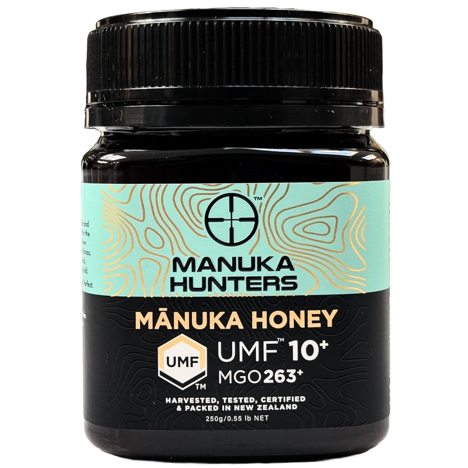 Manuka Honey UMF 20+ (MGO 830+) | 100% Pure Raw UMF Certified New Zealand Mānuka Honey | Premium Medical Grade | Manuka Hunters 250g