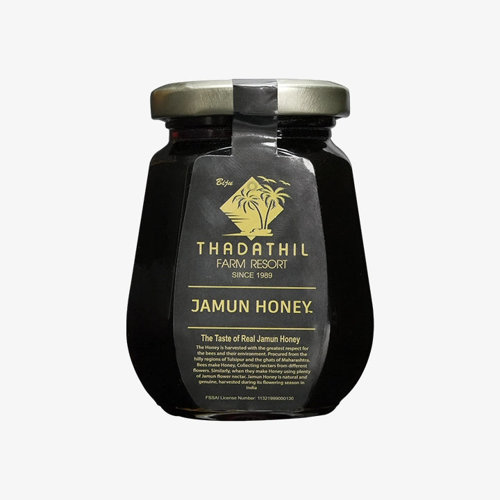 Biju Thadathil Farm Eucalyptus Honey – Raw, Organic Mono-Floral Honey from Nilgiri Forests | Certified by MQA | Unprocessed, Unpasteurized & Sugar-Free | 500g Glass Jar | Since 1989