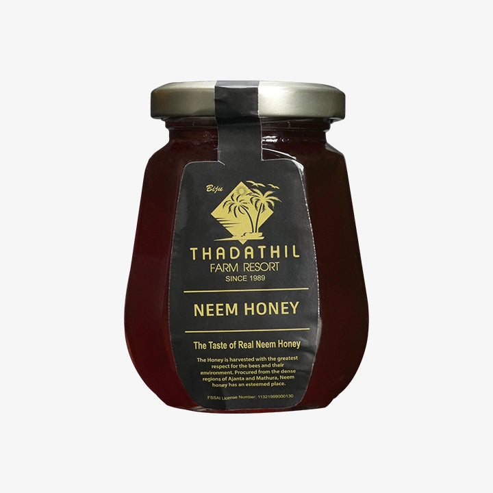 Biju Thadathil Farm Eucalyptus Honey – Raw, Organic Mono-Floral Honey from Nilgiri Forests | Certified by MQA | Unprocessed, Unpasteurized & Sugar-Free | 500g Glass Jar | Since 1989