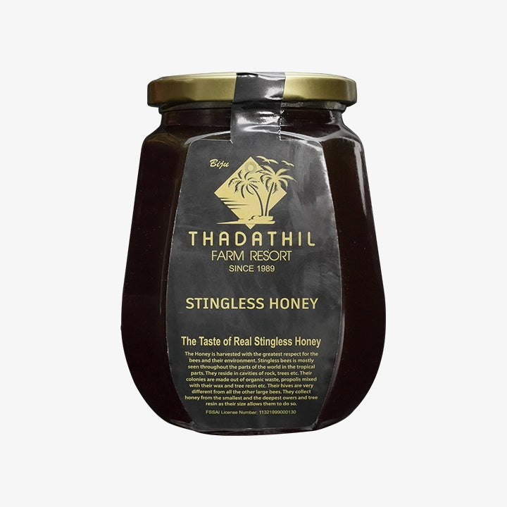Biju Thadathil Farm Stingless Bee Honey 250 g | Raw & Pure Kerala Small Bee Honey | Original Cheruthen for Immunity, Skin, Throat & Everyday Health