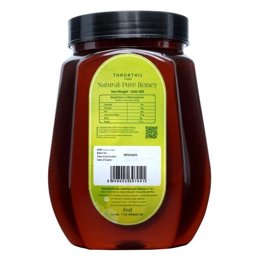 Natural Pure Honey 1KG| 100% Raw & Organic Honey